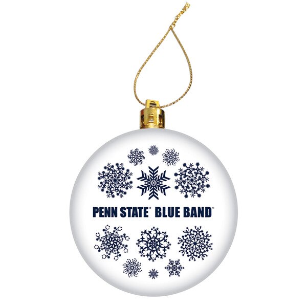 ornament with snowflakes and Penn State Blue Band image
